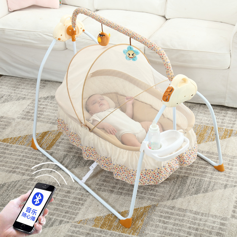 Baby Nursery Chair - Smart Electric Baby Cradle Bed Electric