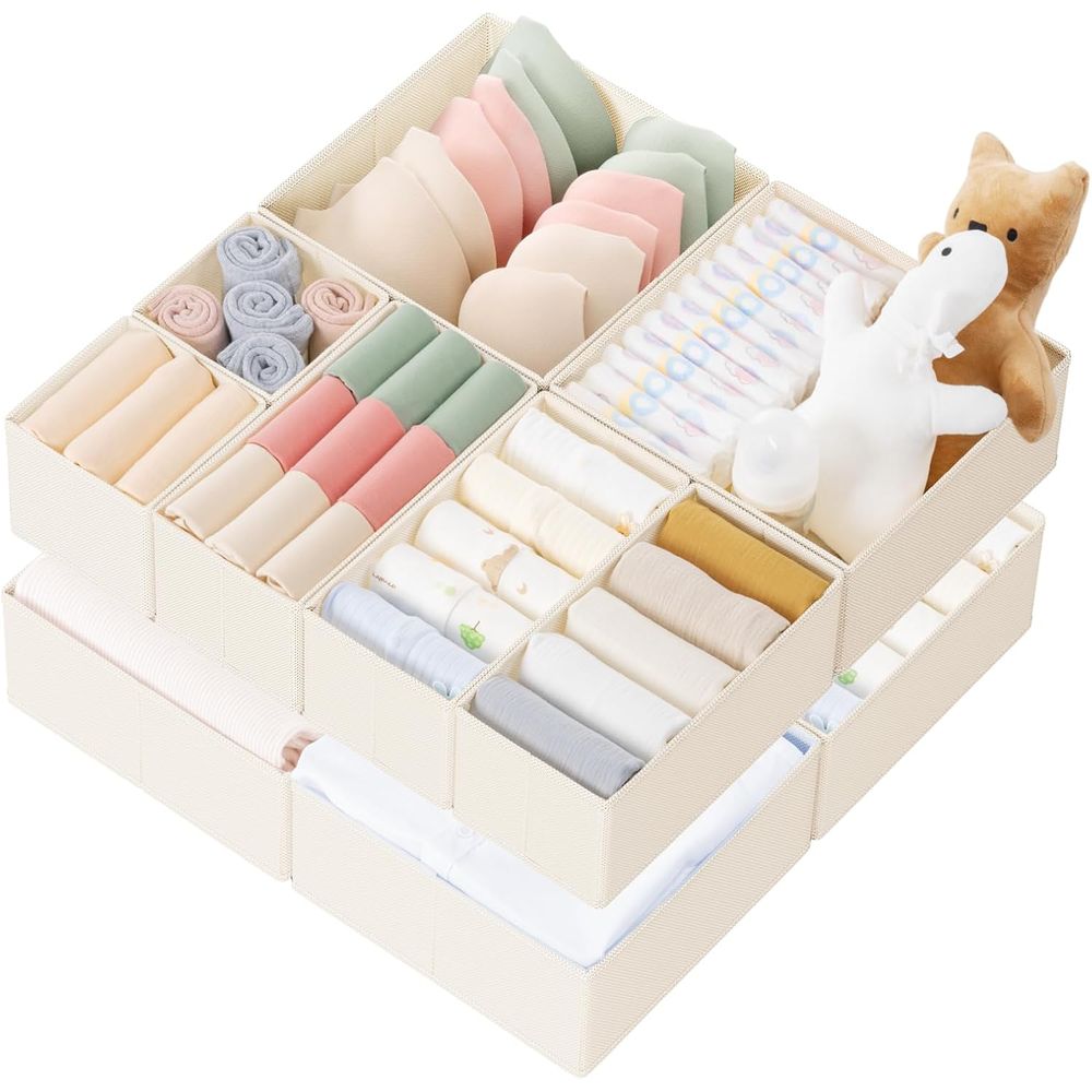 Closet Organizer Baby - 10 Pack Drawer Organizer for Baby