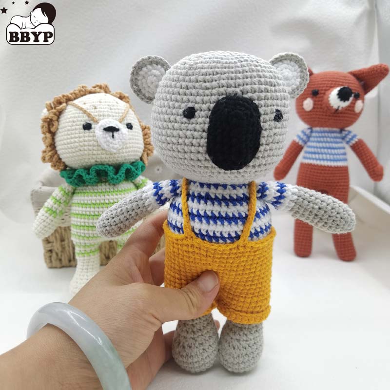 Baby Nursery Diy - Baby Crochet Stuffed Lion Koala Fox