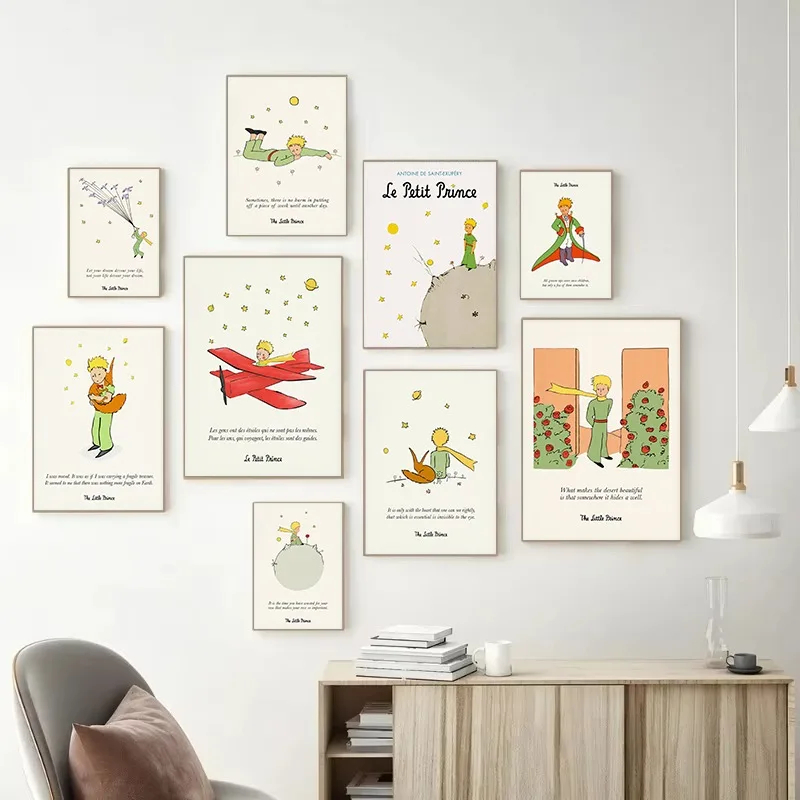 Baby Nursery Quotes Wall Art - Whimsical Storybook Art Print Classic Children's