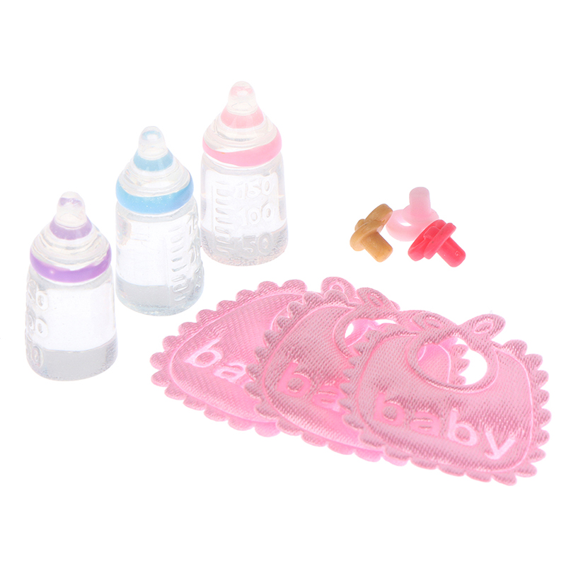Animals Baby Nursery - 3PCS 1:12 Dolls House Miniature Baby