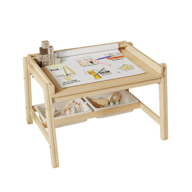 Baby Nursery Chair - Solid wood tables and chairs, rectangular