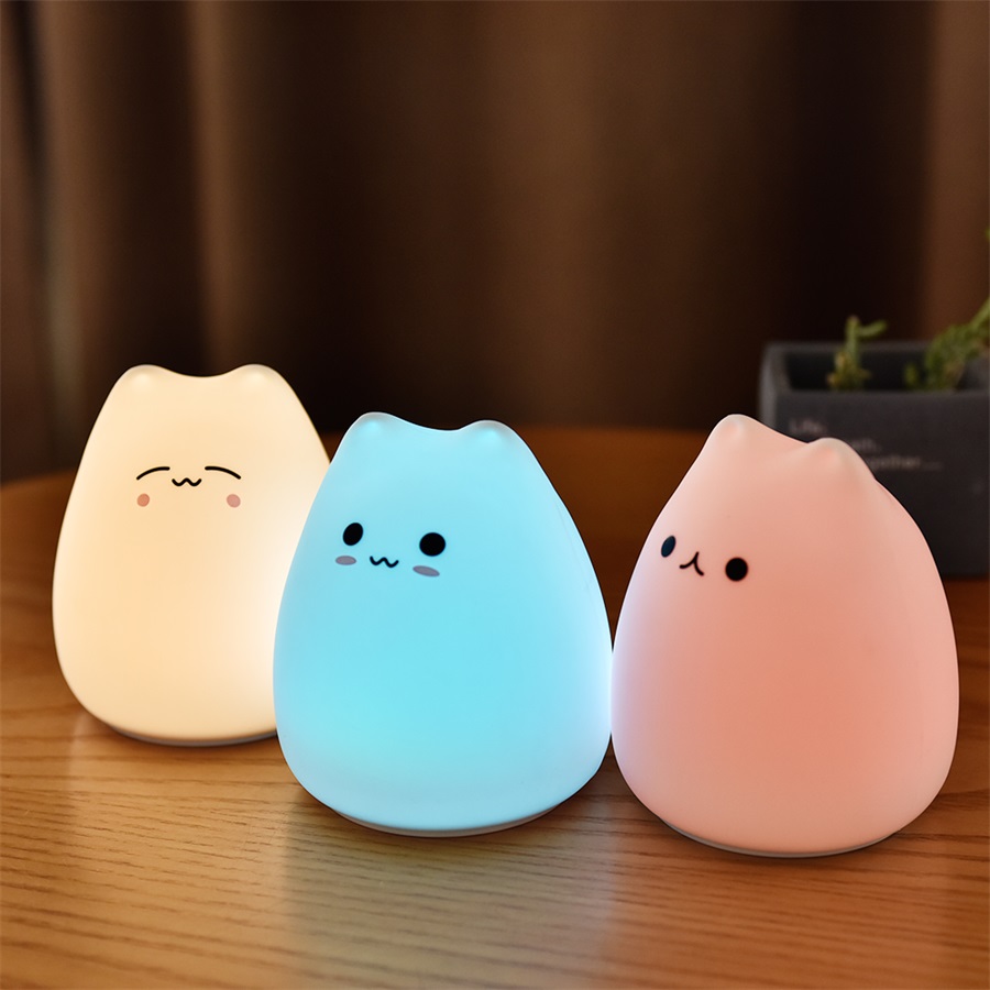 Baby Nursery Egg Light - Cute Cat Night Light For Baby