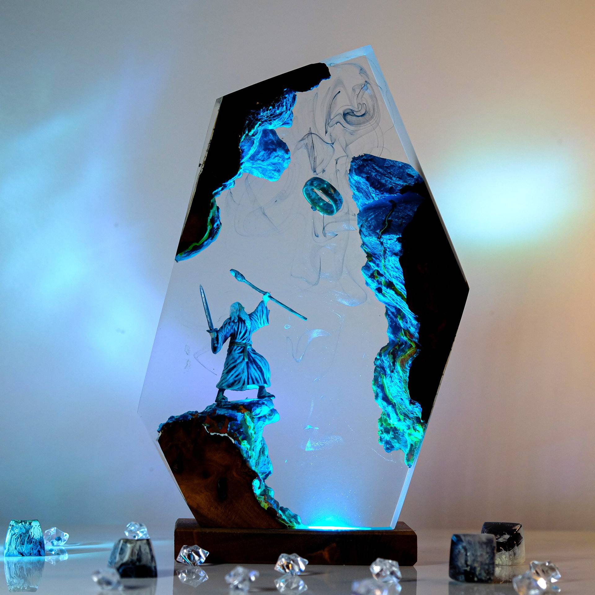 Baby Nursery Egg Light - Movie Scence Figure Table Resin Lamp