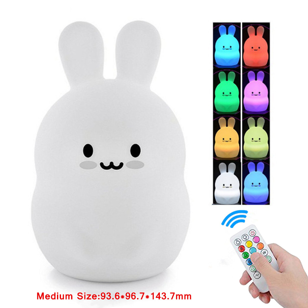 Baby Nursery Egg Light - Touch Sensor Rabbit Night Light Remote
