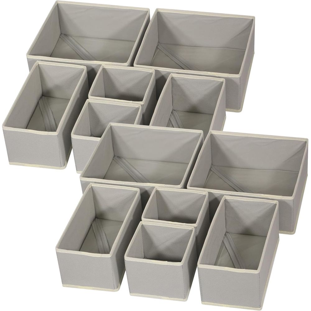 Closet Organizer Baby - 12 Pack Cloth Storage Box Closet