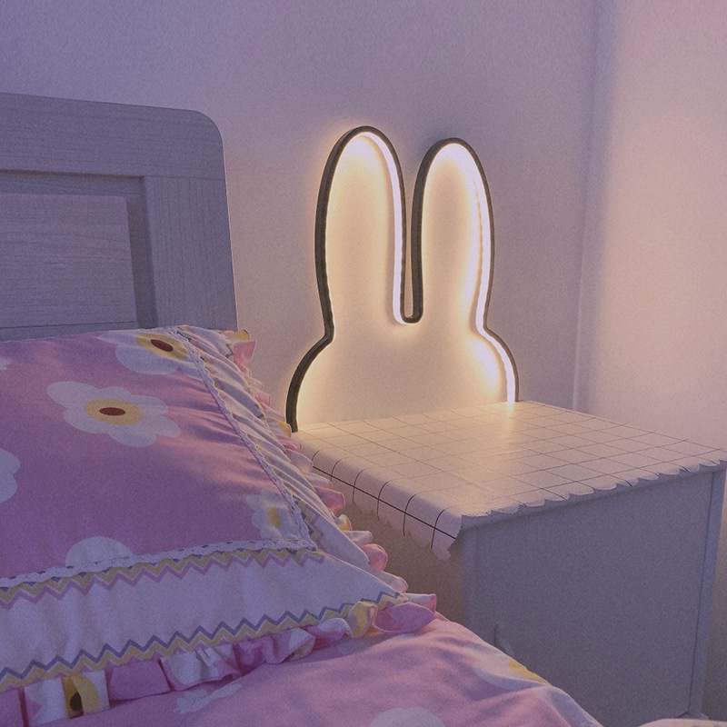 Baby Nursery Egg Light - Cute Led Rabbit Wall Lights USB