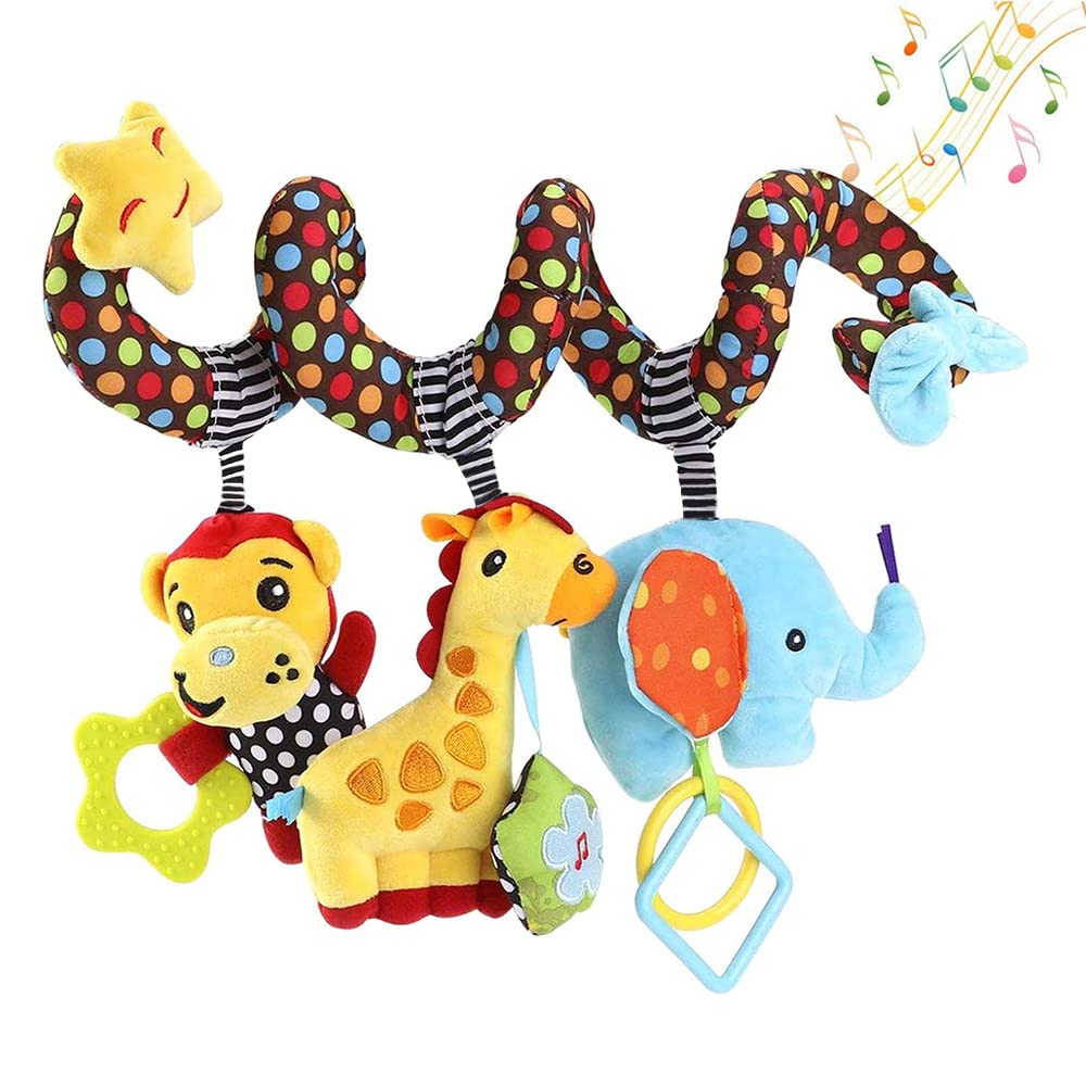 Crib Mobile Musical - Baby Car Seat Stroller Spiral Hanging