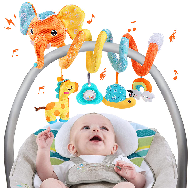 Baby Nursery Images - Car Seat Toys Infant Color Elephant