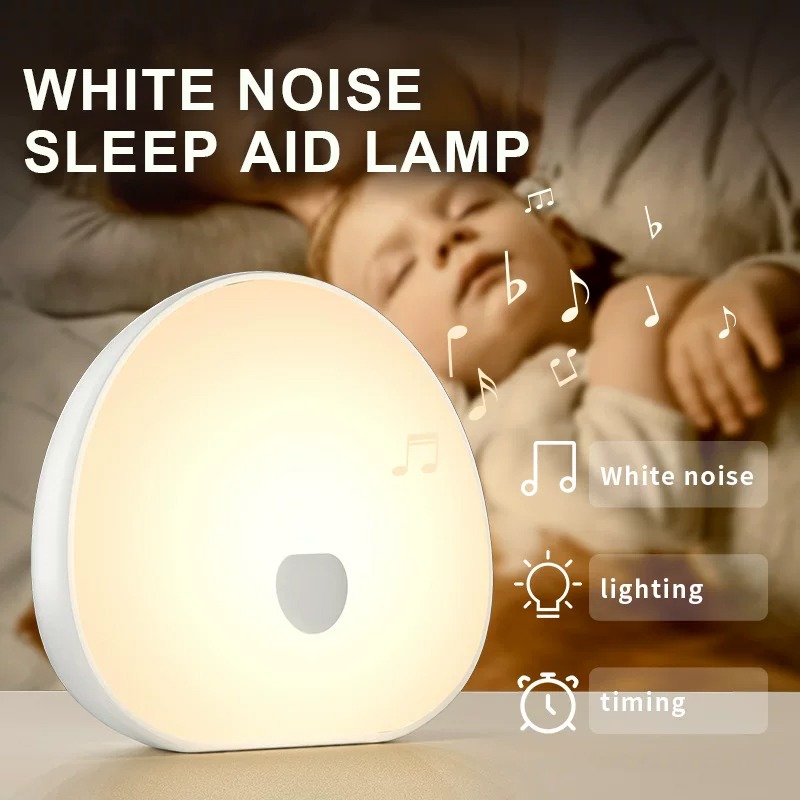 RGB Sleep White Noise Machine  - Baby Sound Machine White ulasan dan harga