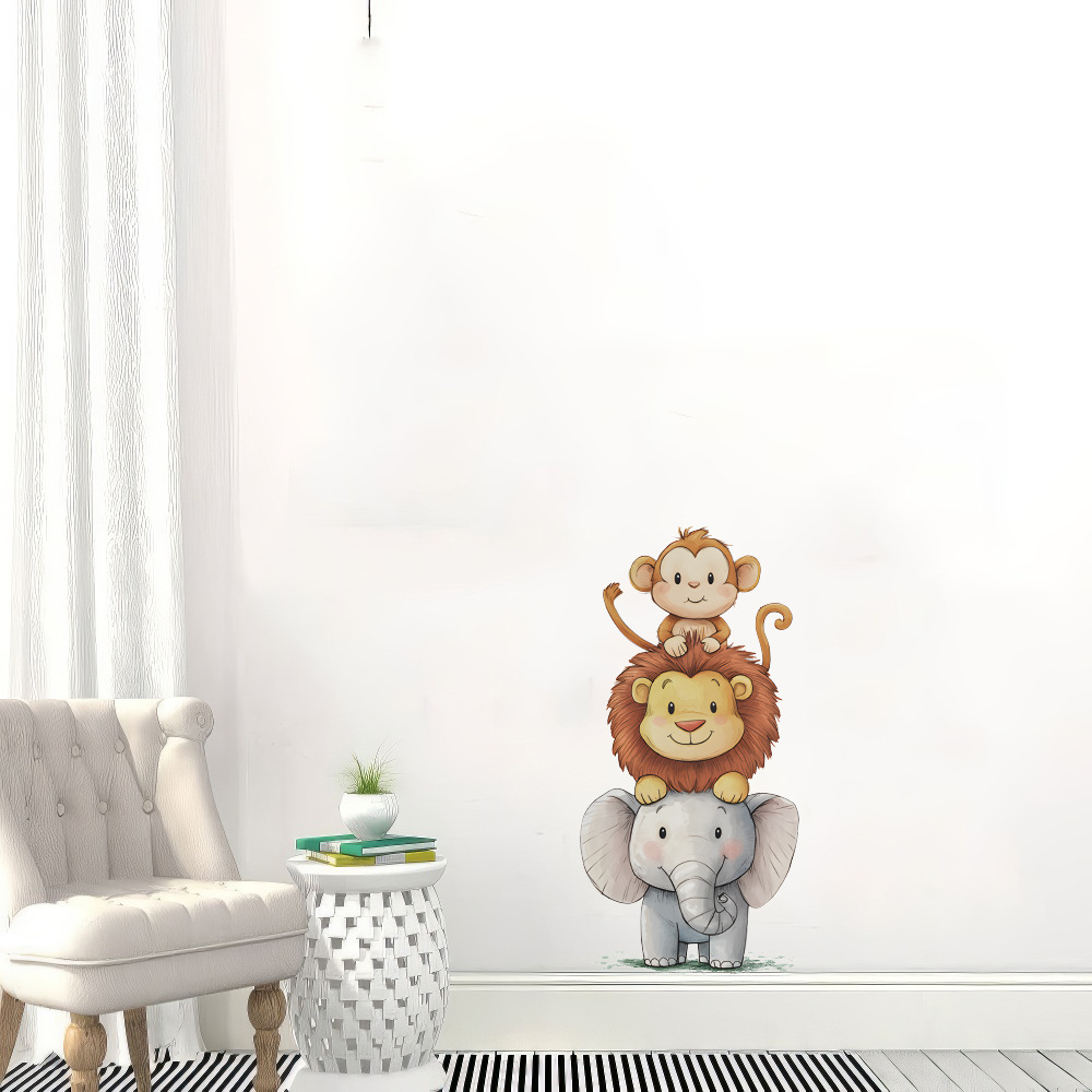 Cute Forest Animals Wall Stick - Animals Baby Nursery ulasan dan harga