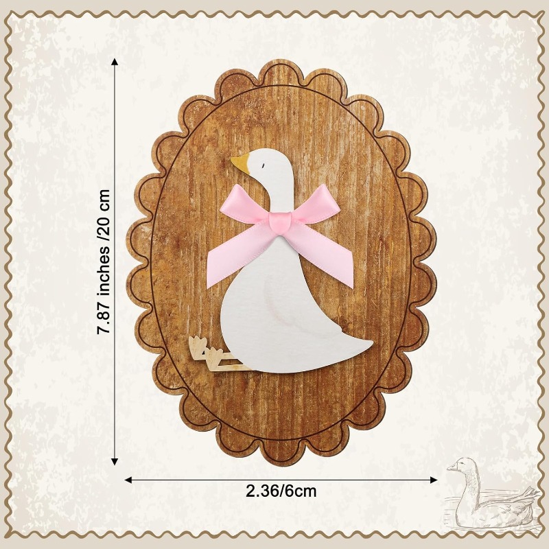 Whimsical Vintage Wooden Goose - Baby Nursery Vintage Decor ulasan dan harga