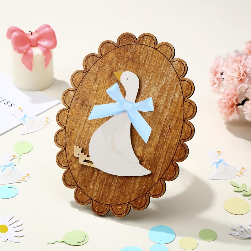 Whimsical Vintage Wooden Goose - Baby Nursery Vintage Decor ulasan dan harga