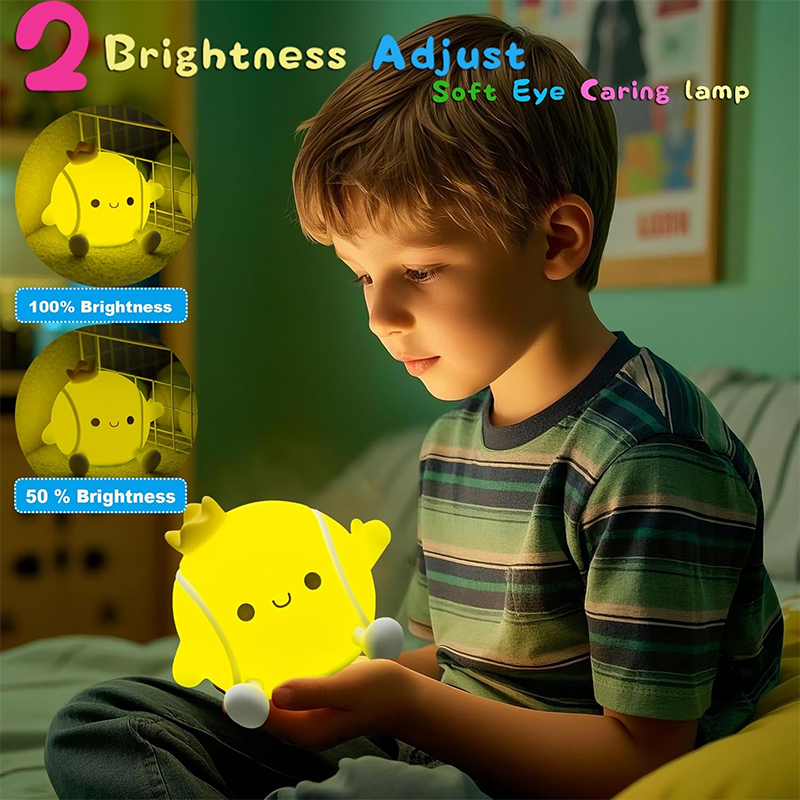 Cute Tennis Night Light Silico - Baby Nursery Egg Light ulasan dan harga