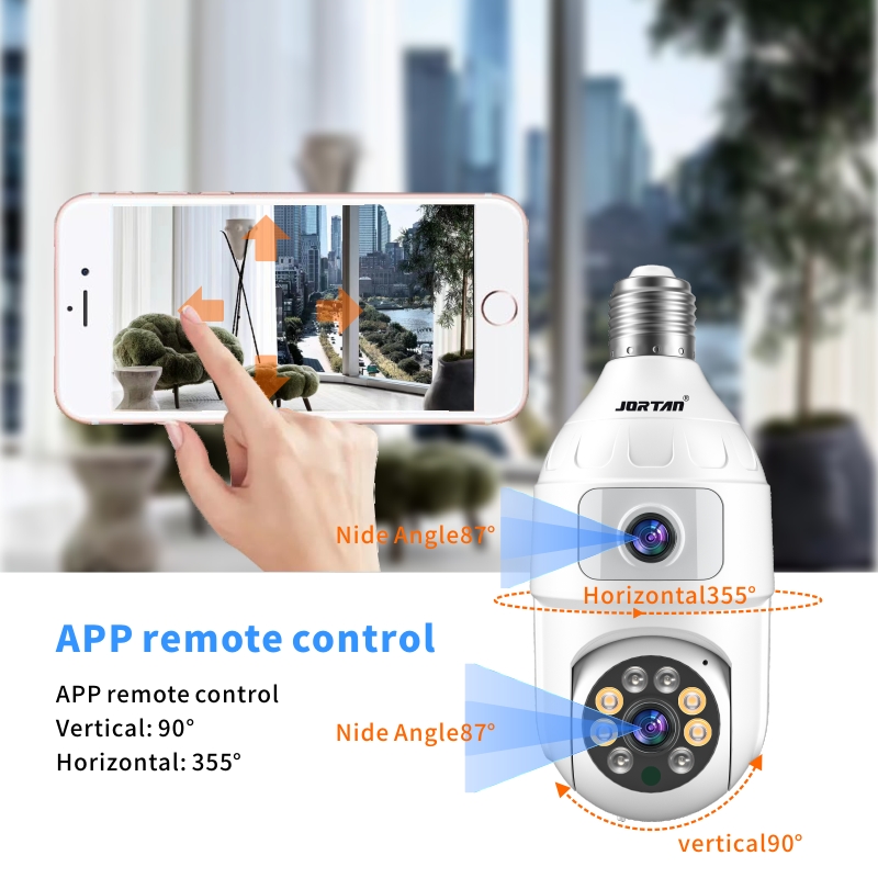 4MP Bulb E27 Dual Lens 360 Ind - Baby Nursery Egg Light ulasan dan harga
