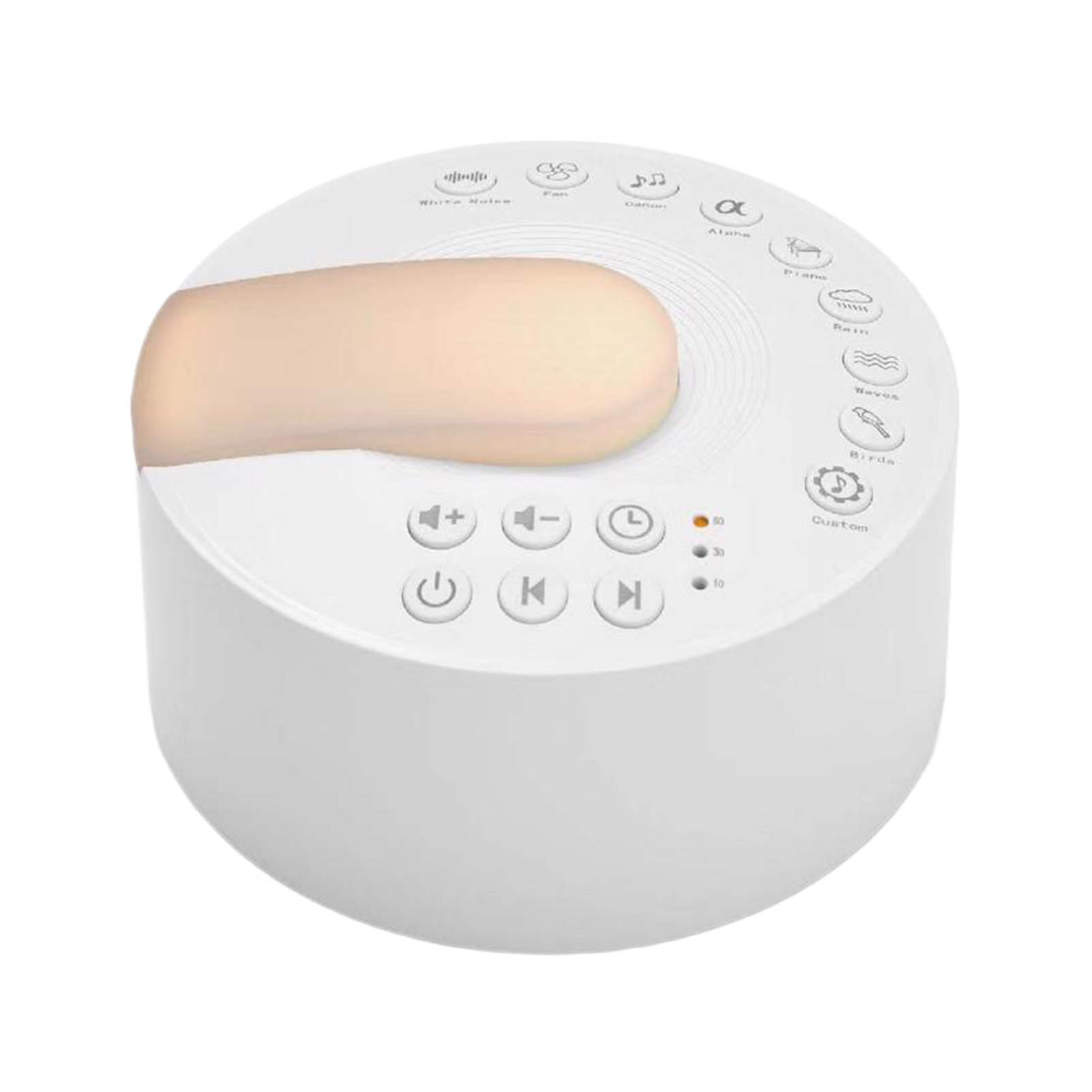 Rechargeable White Noise Machi - Baby Sound Machine White ulasan dan harga