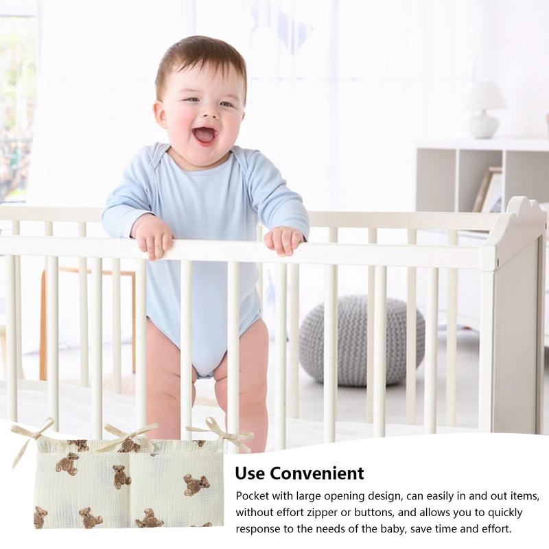 Baby Crib Organizer Cot Caddy  - Animals Baby Nursery ulasan dan harga