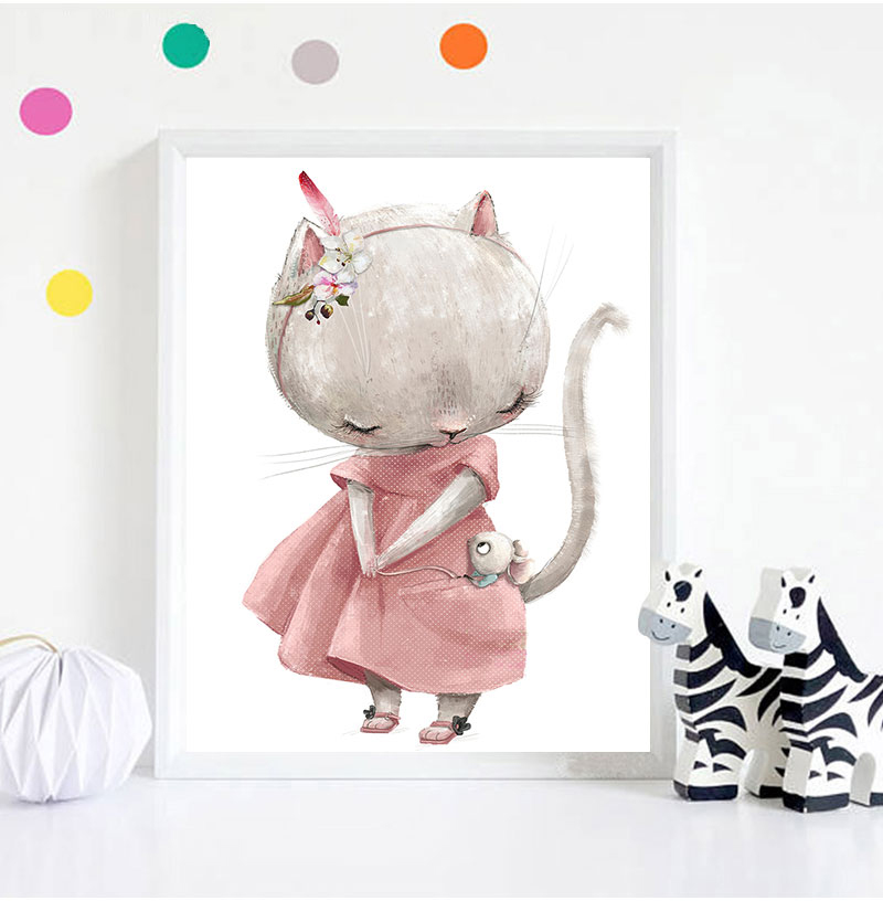 1PC frameless decorative art p - Animals Baby Nursery ulasan dan harga