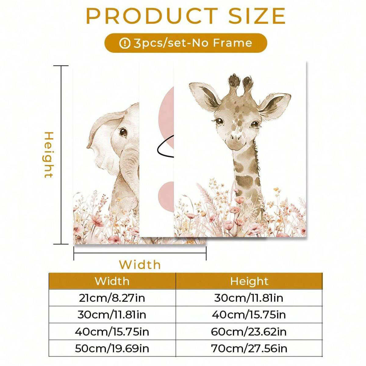 Custom Name Nursery Wall Art S - Animals Baby Nursery ulasan dan harga