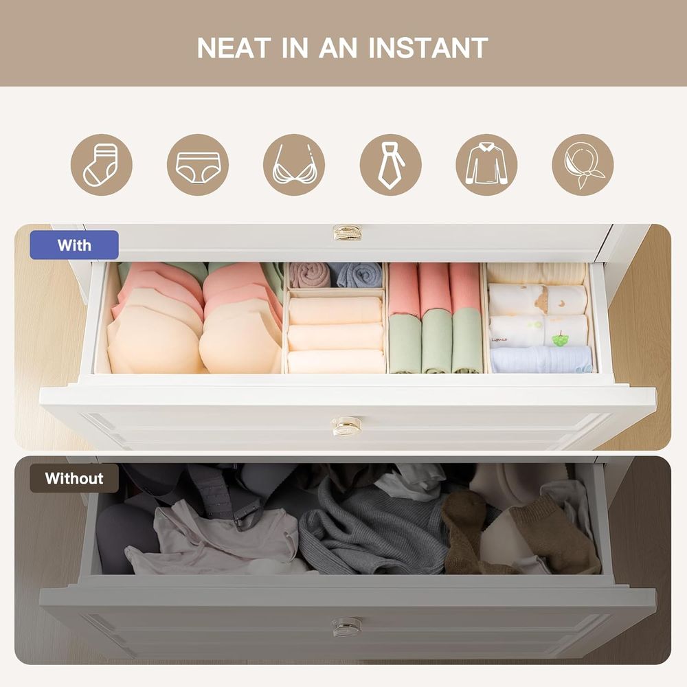 10 Pack Drawer Organizer for B - Closet Organizer Baby ulasan dan harga