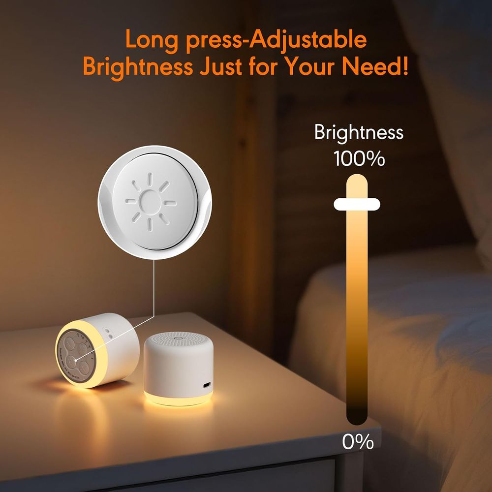 White Noise Machine with Night - Baby Sound Machine White ulasan dan harga