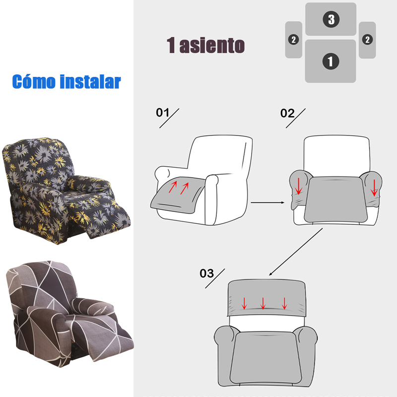 Recliner Stretch Couch Cover f - Baby Nursery Chair ulasan dan harga
