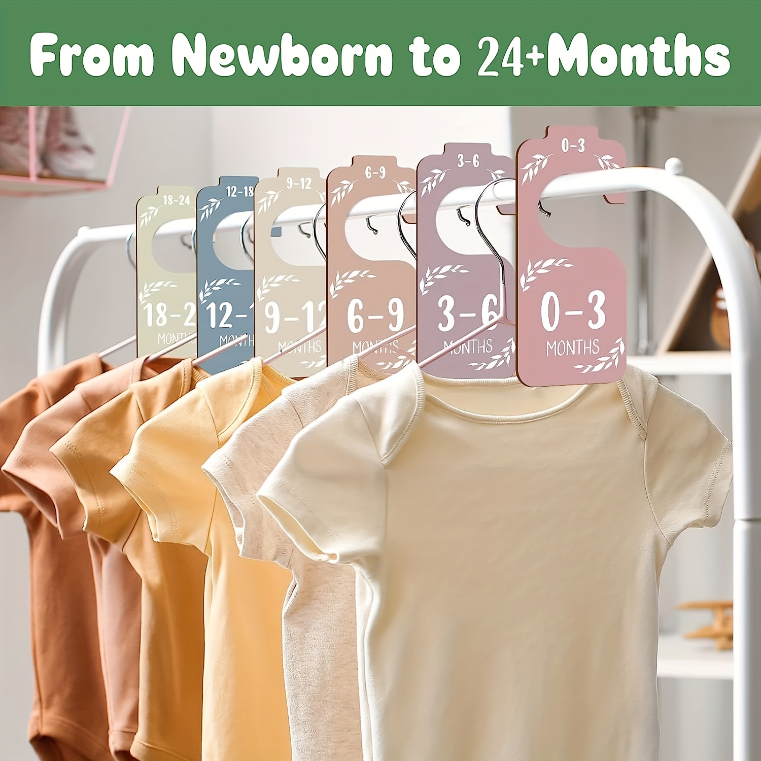 8pcs Wooden Baby Closet Divide - Closet Organizer Baby ulasan dan harga