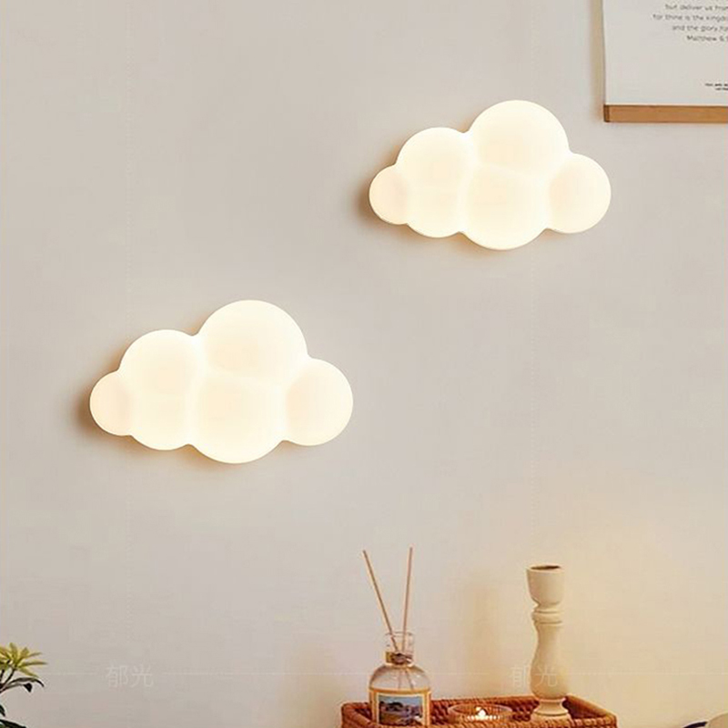 White Cloud Wall Lamps for Chi - Baby Nursery Egg Light ulasan dan harga