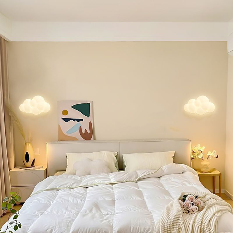 White Cloud Wall Lamps for Chi - Baby Nursery Egg Light ulasan dan harga