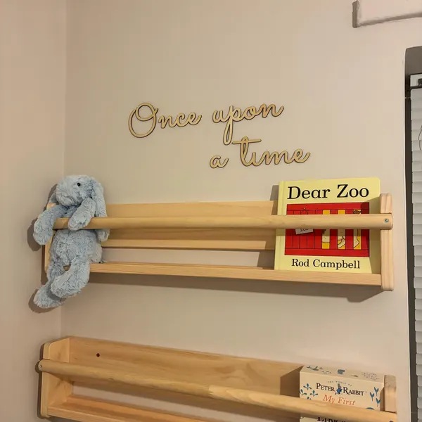 Once Upon A Time Wall Sign. Wo - Baby Nursery Diy ulasan dan harga