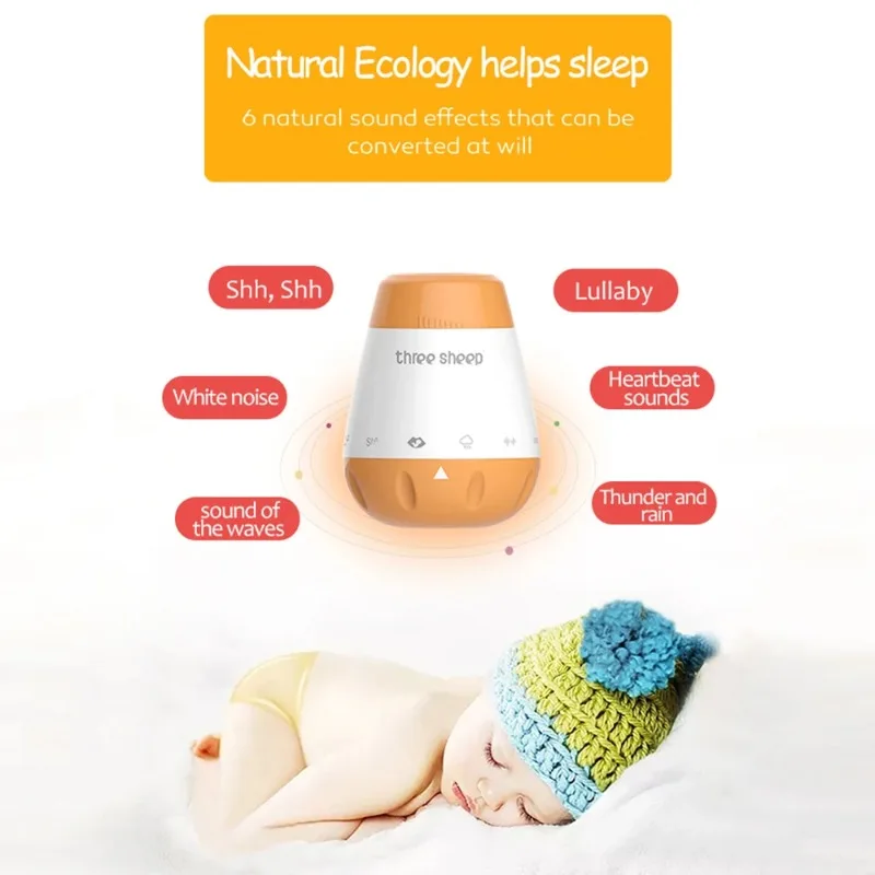 Baby White Noise Machine Smart - Baby Sound Machine White ulasan dan harga