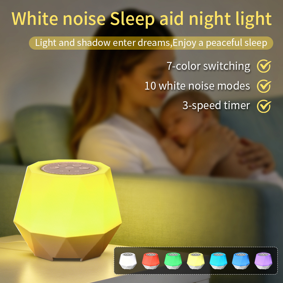 7 Colors White Noise function  - Baby Nursery Egg Light ulasan dan harga