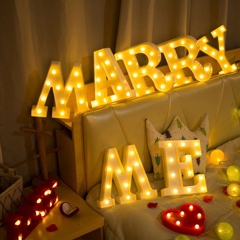 Decorative Letters Alphabet Le - Baby Nursery Egg Light ulasan dan harga