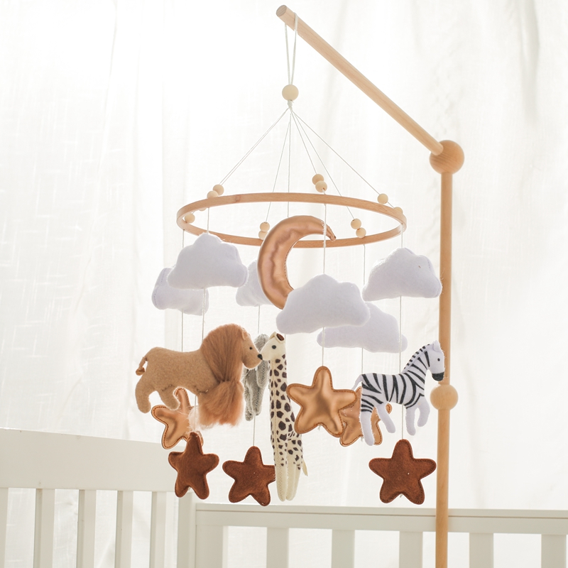 Crib Mobile Bed Bell Wooden Ba - Crib Mobile Musical ulasan dan harga