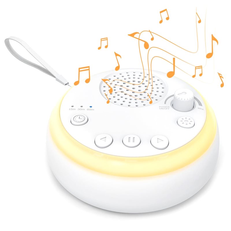 CYGJ-Sleep Aid Sound Machine F - Baby Sound Machine White ulasan dan harga