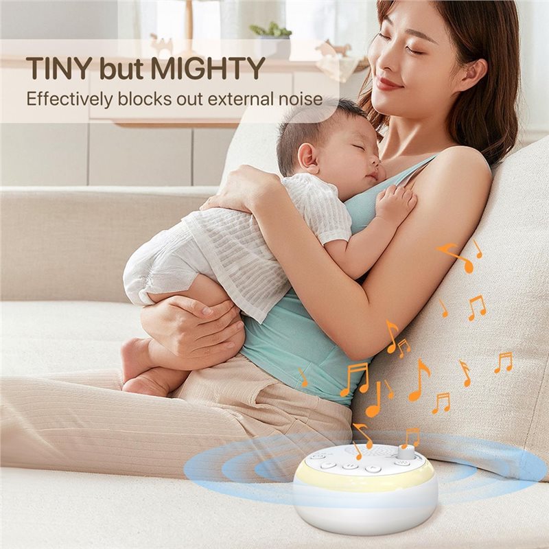 CYGJ-Sleep Aid Sound Machine F - Baby Sound Machine White ulasan dan harga
