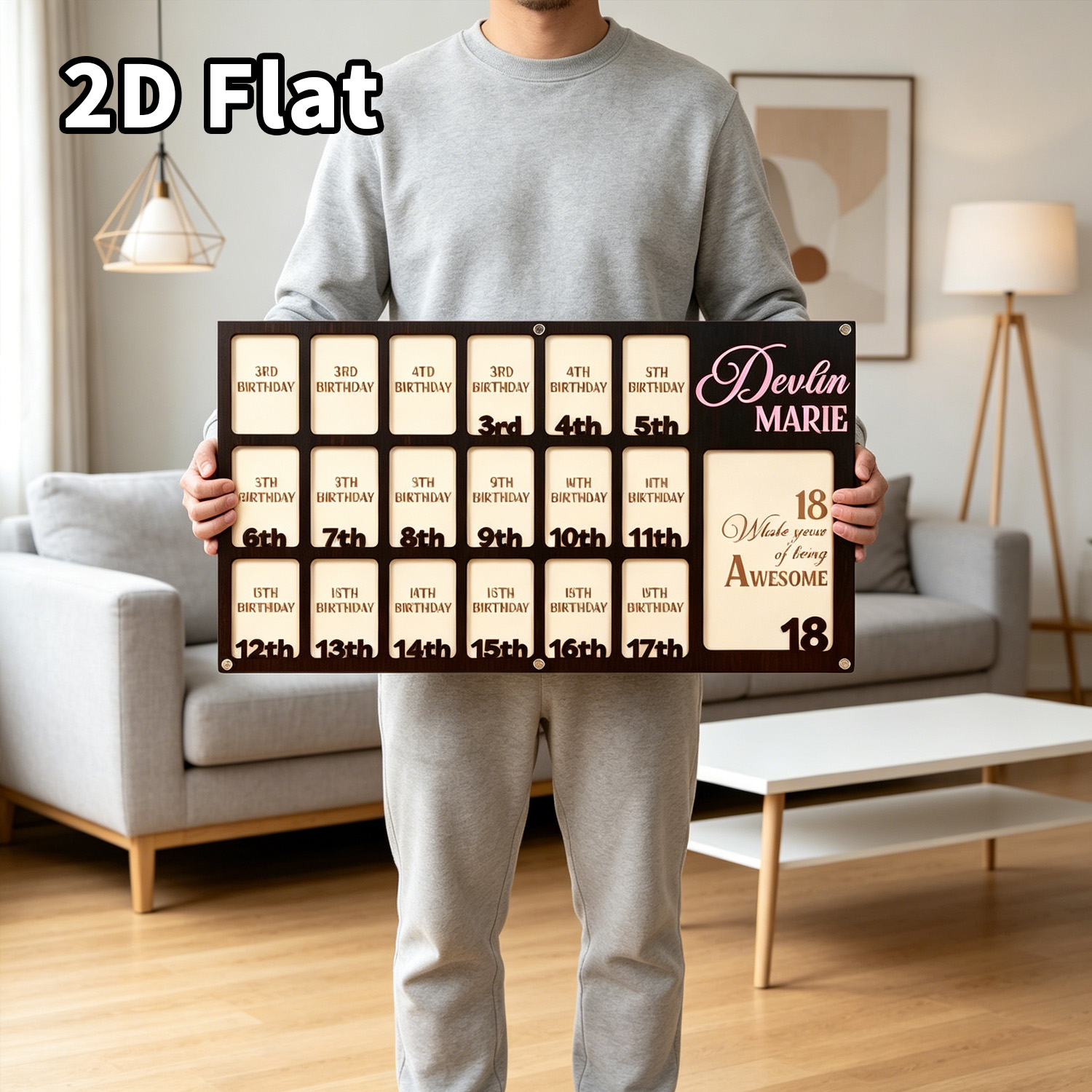 1Pc Custom Grade Photo Frame W - Baby Nursery Diy ulasan dan harga