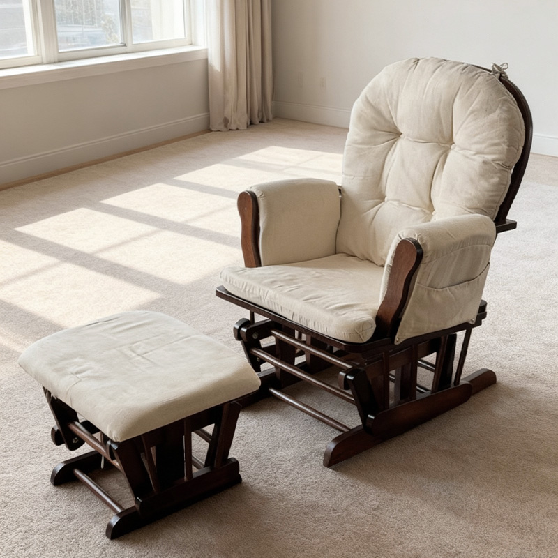 Modern Wood Maternity Mummy Nu - Baby Nursery Chair ulasan dan harga