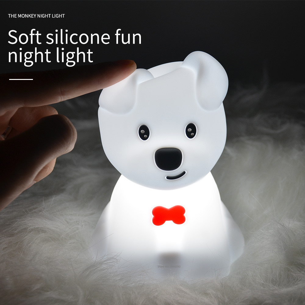 Dog LED Night Light Touch Sens - Baby Nursery Egg Light ulasan dan harga