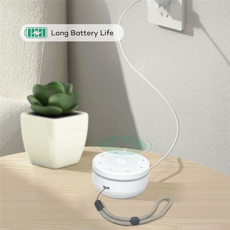 ABXF-Sleep White Noise Portabl - Baby Sound Machine White ulasan dan harga