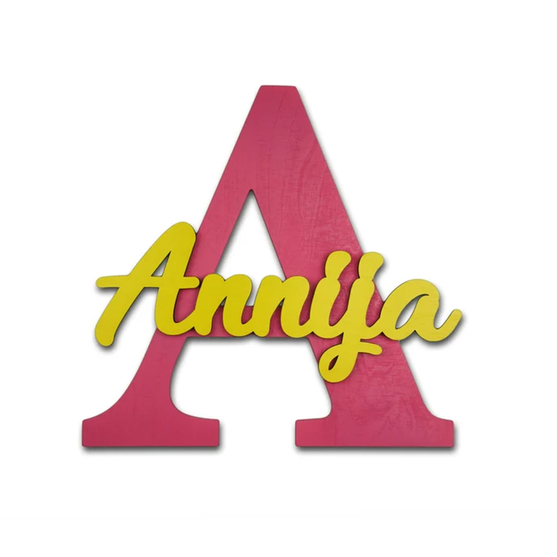 Wooden Letters, Baby Nursery W - Baby Nursery Name Letters ulasan dan harga