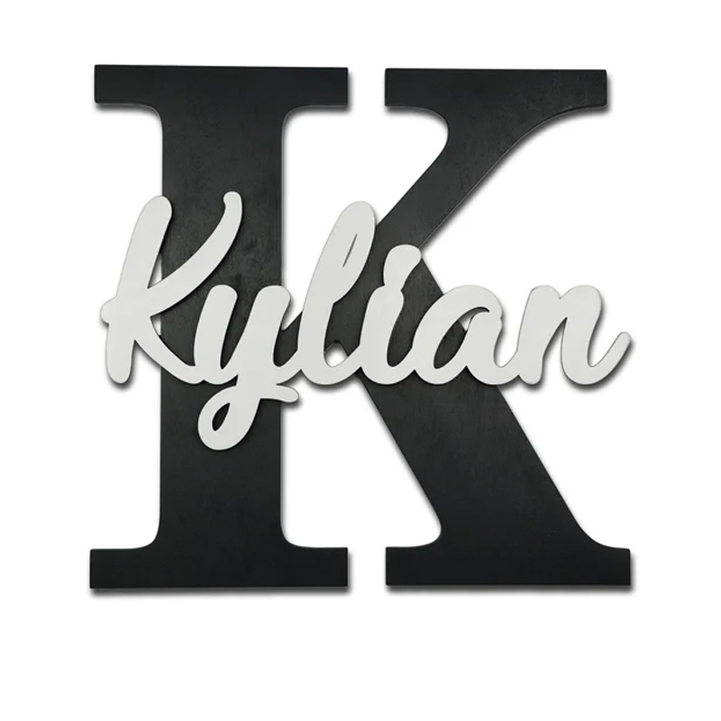 Wooden Letters, Baby Nursery W - Baby Nursery Name Letters ulasan dan harga