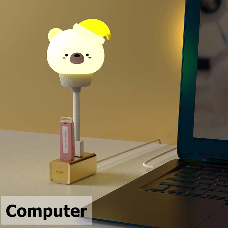 USB Cartoon Cute Night Light W - Baby Nursery Egg Light ulasan dan harga