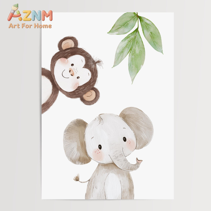 1Pc/3Pcs Safari Animal Nursery - Baby Nursery Jungle Theme ulasan dan harga