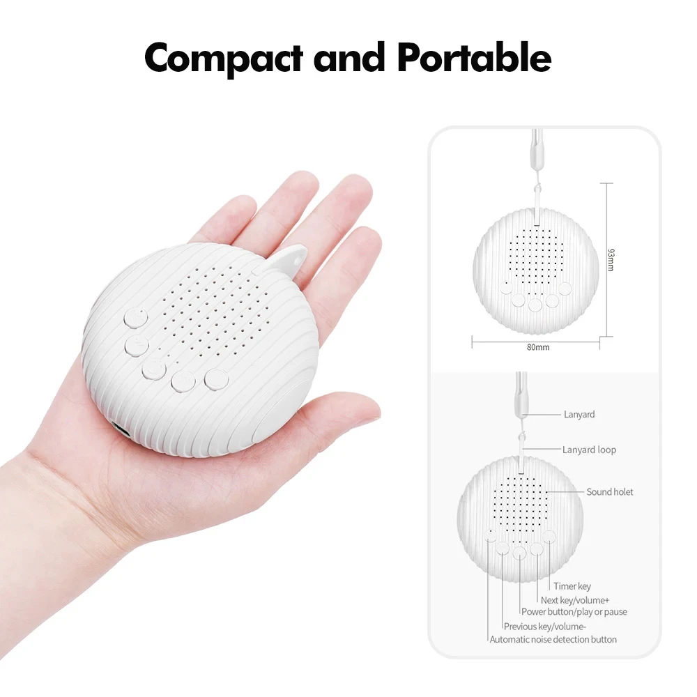 New White Noise Sound Machine  - Baby Sound Machine White ulasan dan harga