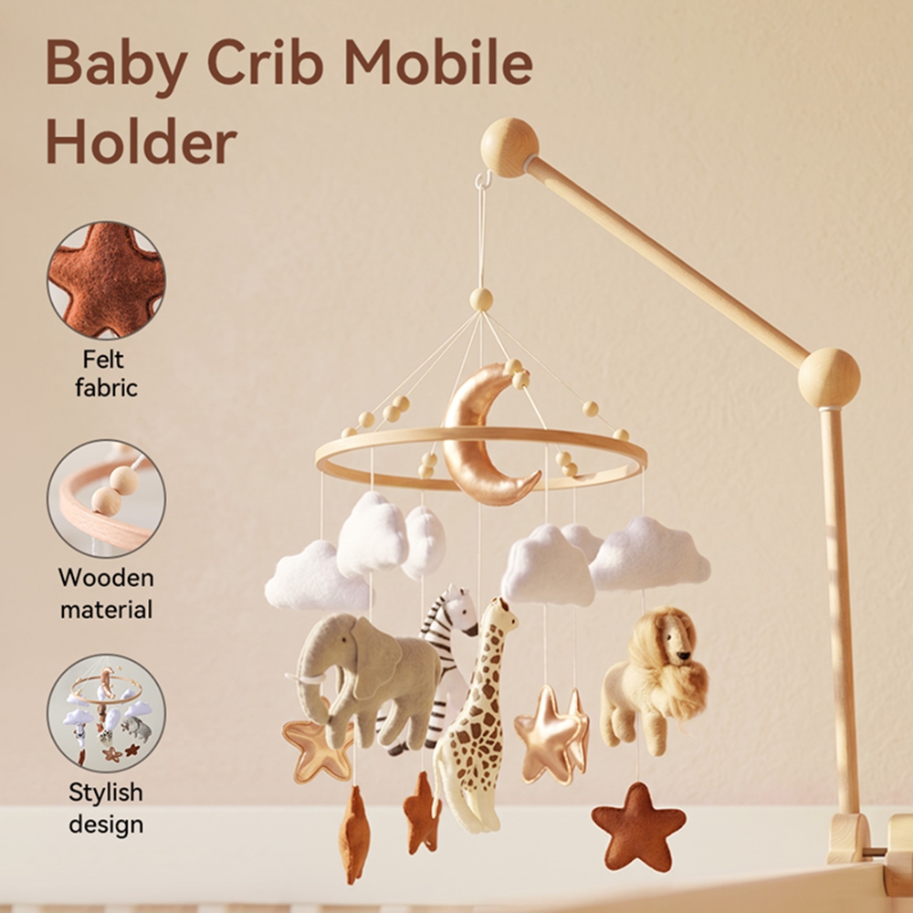 Wooden Bed Bell Baby Crib Mobi - Crib Mobile Musical ulasan dan harga