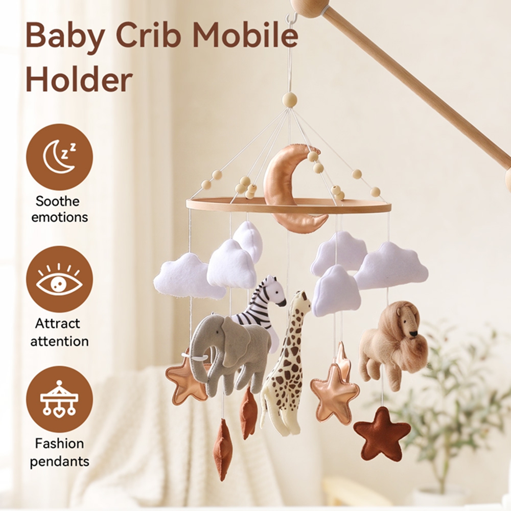 Wooden Bed Bell Baby Crib Mobi - Crib Mobile Musical ulasan dan harga