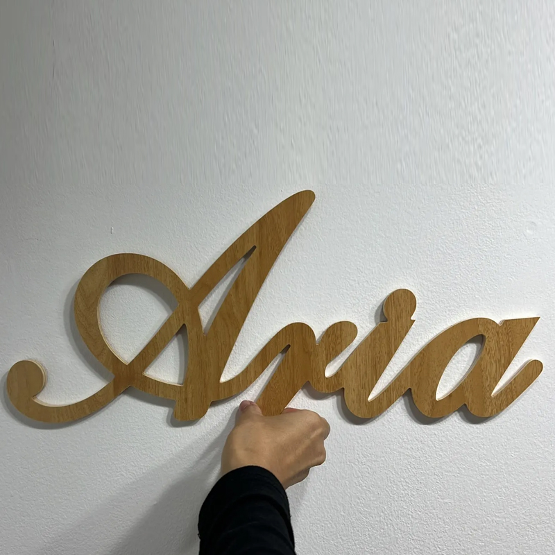 Custom name sign  Wooden name  - Baby Nursery Name Letters ulasan dan harga