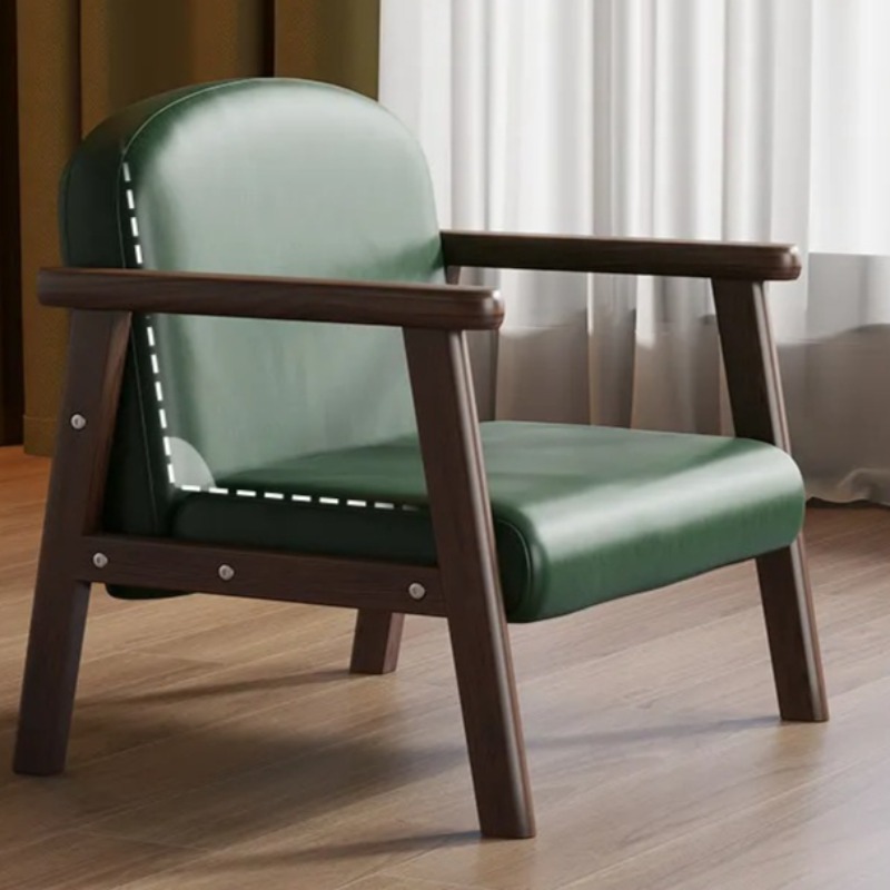 Waxed Leather Kids Armchair To - Baby Nursery Chair ulasan dan harga