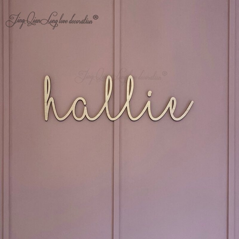 Custom Decorative Wooden Sign  - Baby Nursery Name Letters ulasan dan harga